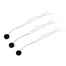 3 x Black Wire Lead CR 2032 Button Battery Button Battery Holder Case                                                         #8