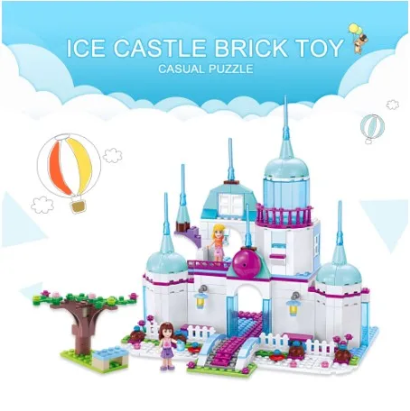 

497PCS Blocks City House Roof Particle Building Blocks Assemble Castle Educational Toy Children Construction Bricks