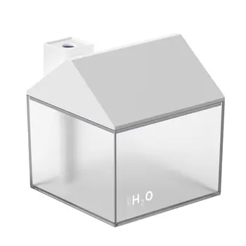 

Creative Cute Little House Humidifier Spray Silent Hydration USB Version Small House Air Humidifier With Night Light