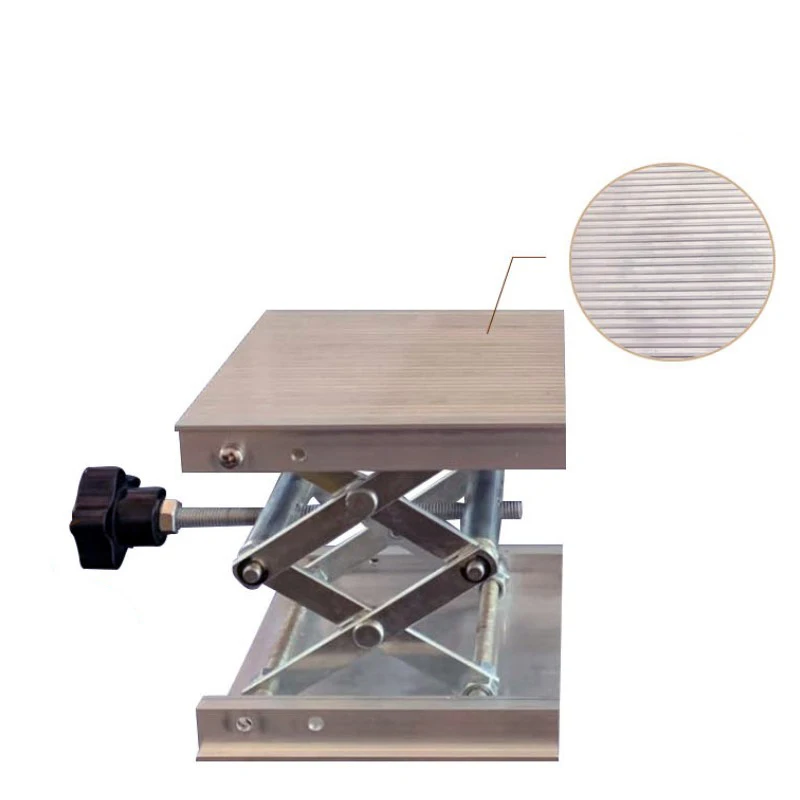 100x100 мм Регулируемый Сверлильный подъемник из нержавеющей стали лабораторная подъемная платформа маршрутизатор подъемный стол Деревообработка лабораторная подъемная стойка