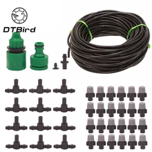 1 комплект автоматический цветочный ирригатор спрей охлаждающий цветочный ирригатор набор ленивый цветок ирригатор две модели 5 м или 25 м с высоким качеством