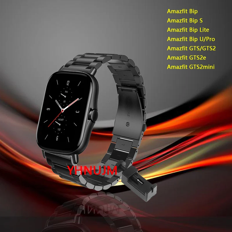 Amazfit GTS 2 strap Stainless Steel Straps for Xiaomi GTS2e Band Smart Watch  Accessories Amazfit GTS 2mini bracelet Wristband|Smart Accessories| -  AliExpress