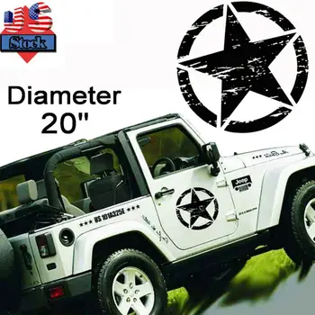 

Star Guardian-Personalized Car Decal 20''Vinyl General False Dilapidated Pattern Sticker