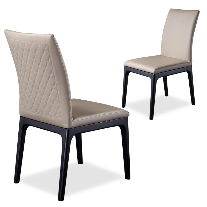 

Chair Home Modern Minimalist Nordic Wood Dining Back Soft Hotel Designer Creative Restaurant Stool
