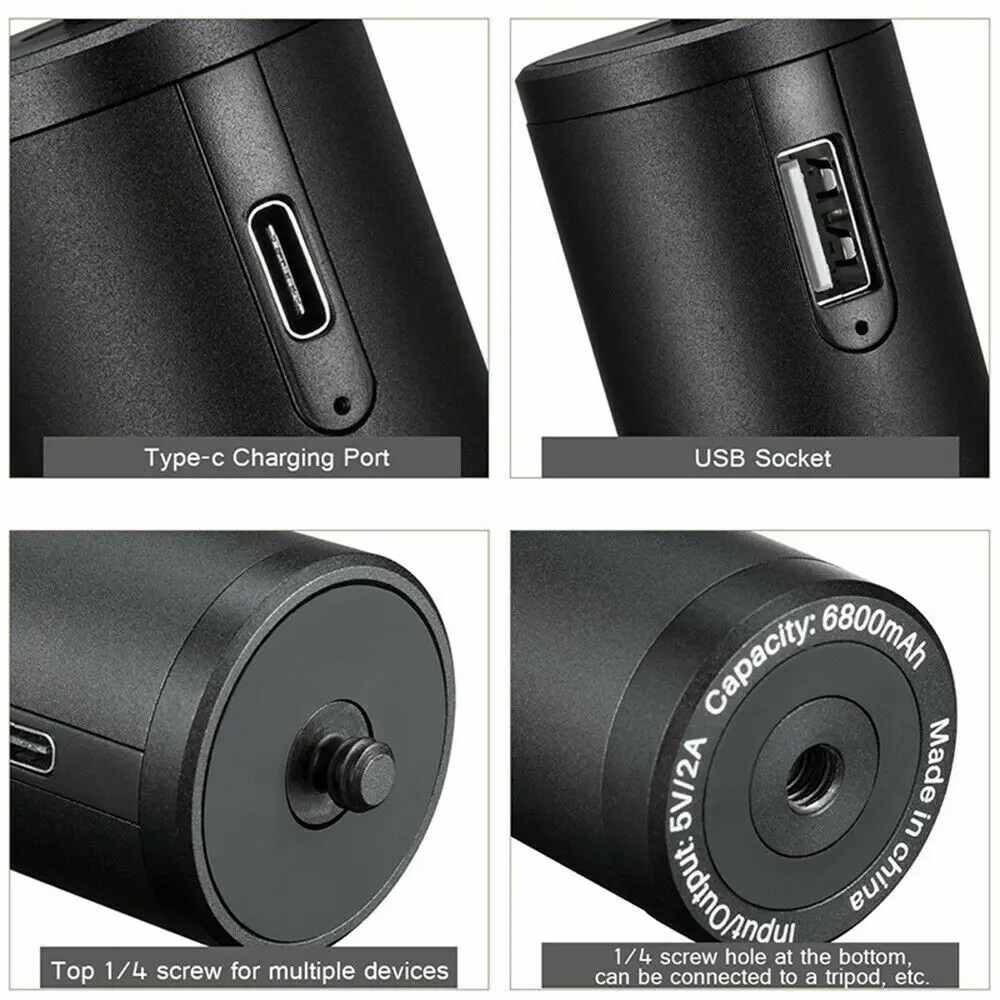Ulanzi BG-3 BG-4 10000mAh 배터리 보조베터리 충전기 핸드 그립 미니 18W PD QC 빠른 충전 스마트 폰 GoPro 10/9/8/7