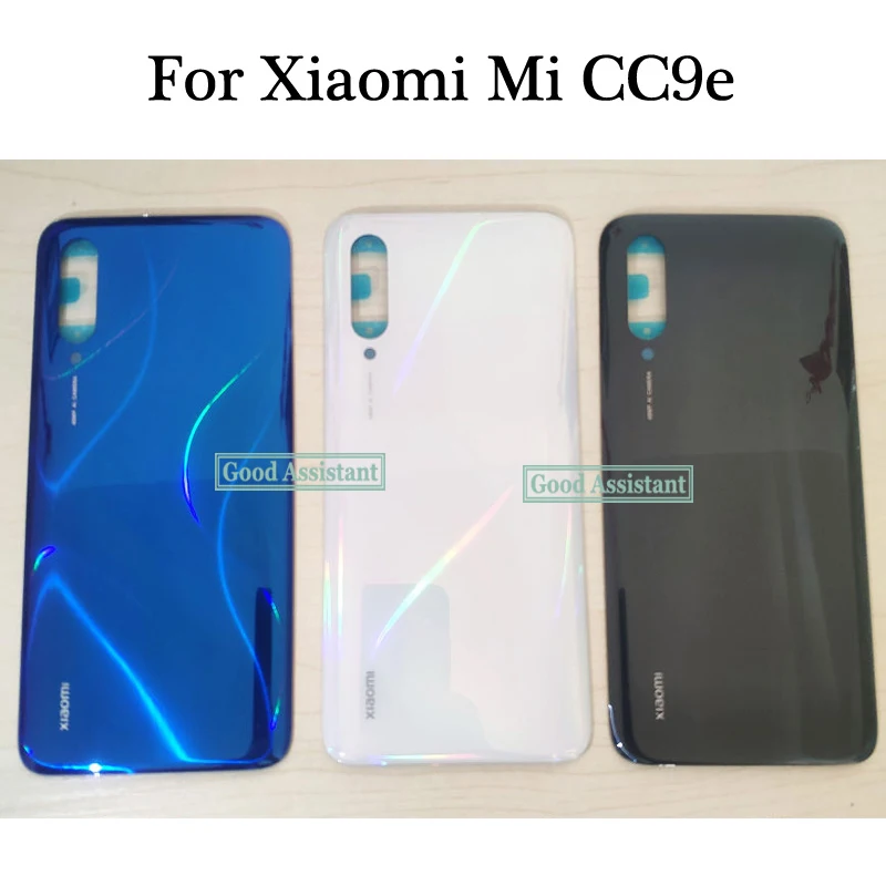 6,1 дюймов, новинка, для Xiaomi Mi CC9e, задняя крышка, крышка батареи, крышка, корпус, чехол, запчасти для заднего стекла