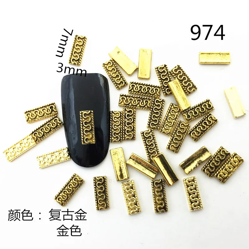 50pcs/pack Japan 3D Nail Art Decorations Metal Nail Accessories Alloy butterfly Drop Nail Parts DIY Charm Alloy Nail Supplies