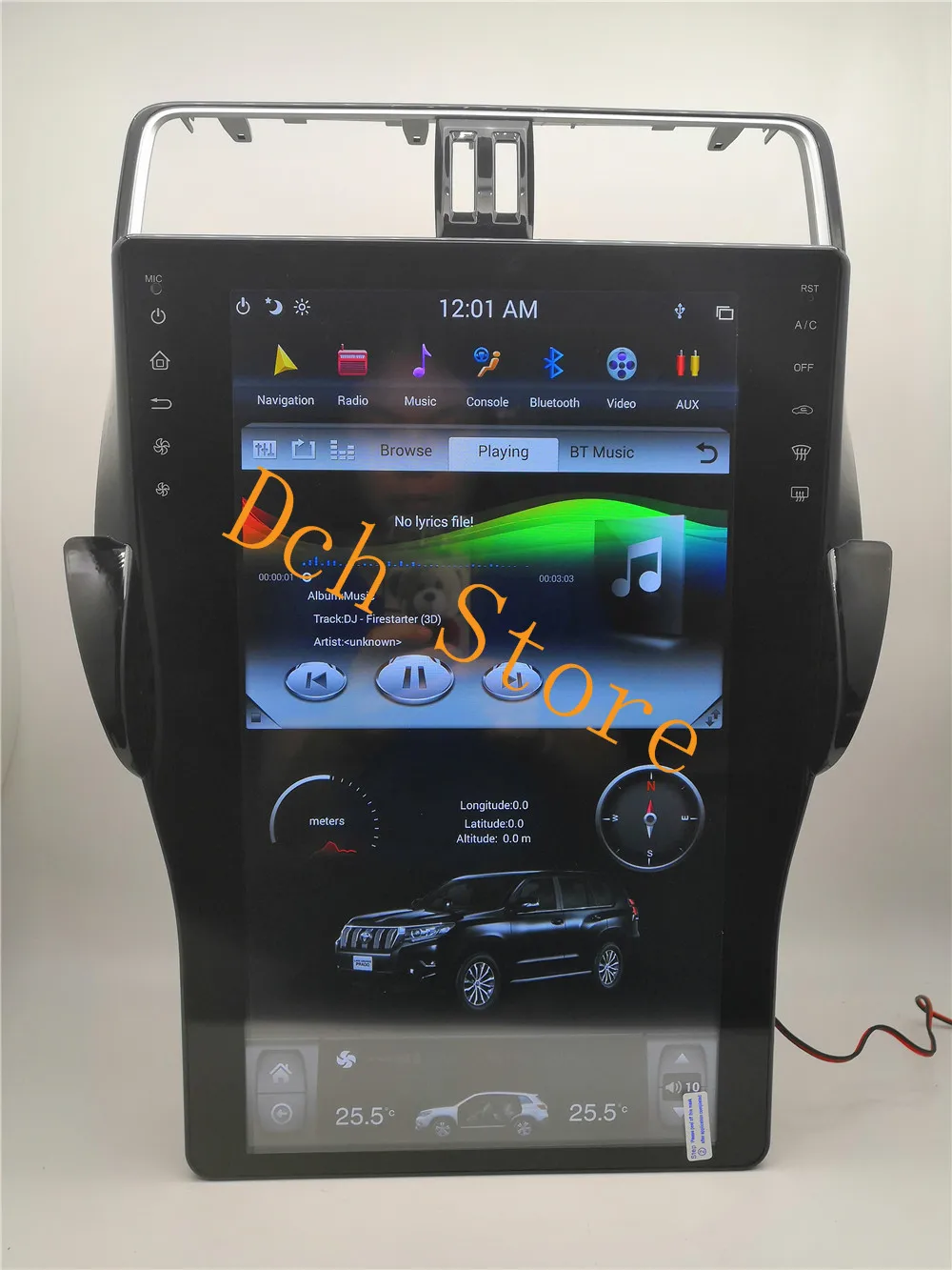 Вертикальный автомобильный DVD плеер tesla style 16 дюймов Android 9 0 GPS навигация для Toyota Land