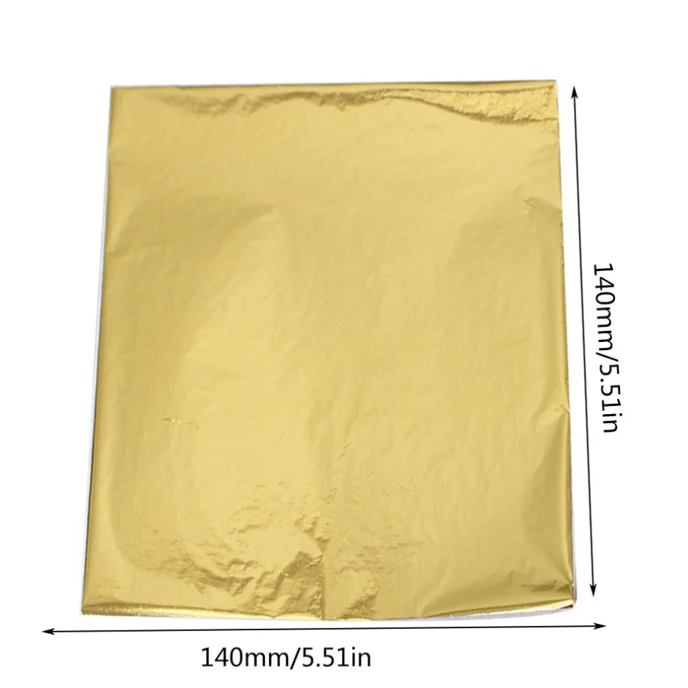 14 Cm Hand Wrinkle Paste Gold Foil Paper, No Oxidation, No Blackness No Volume Direct Hand Not Broken