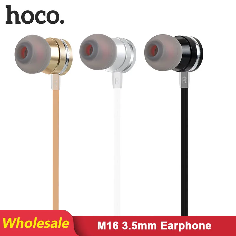 Гарнитура HOCO M16 30 шт./лот проводные наушники со встроенным микрофоном 3 5