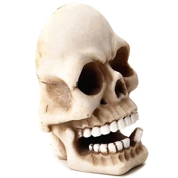 

Skull Sculpture Key Storage Hook, Skeleton Key Holder Wall Mounted Hooks, Key Stand for Home Wall Decoration Funny Gift