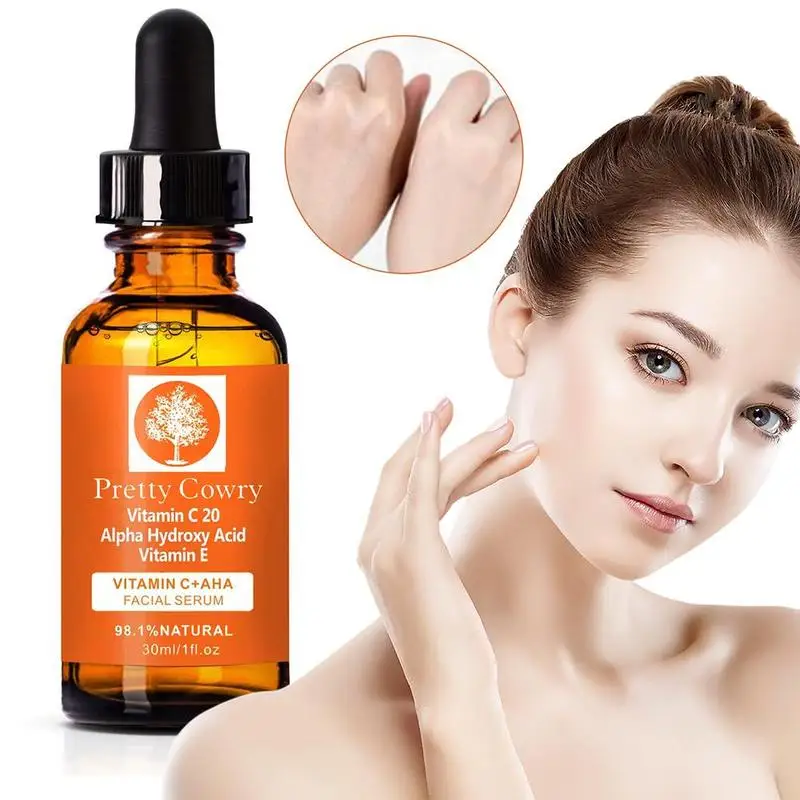 30ml Vitamin C -AHA Face Serum Citamin C 20 Alpha Hydroxy Acid Shrink Pores Anti-anging Remove Wrinkle Face Care 30ml Vitamin C -AHA Face Serum Citamin C 20 Alpha Hydroxy Acid Shrink Pores Anti-anging Remove Wrinkle Face Care