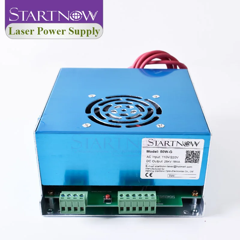 Лазерный источник питания Startnow 50W G 50 Вт 45 PUS 55 110 В 220 для CO2 лазерной гравировки
