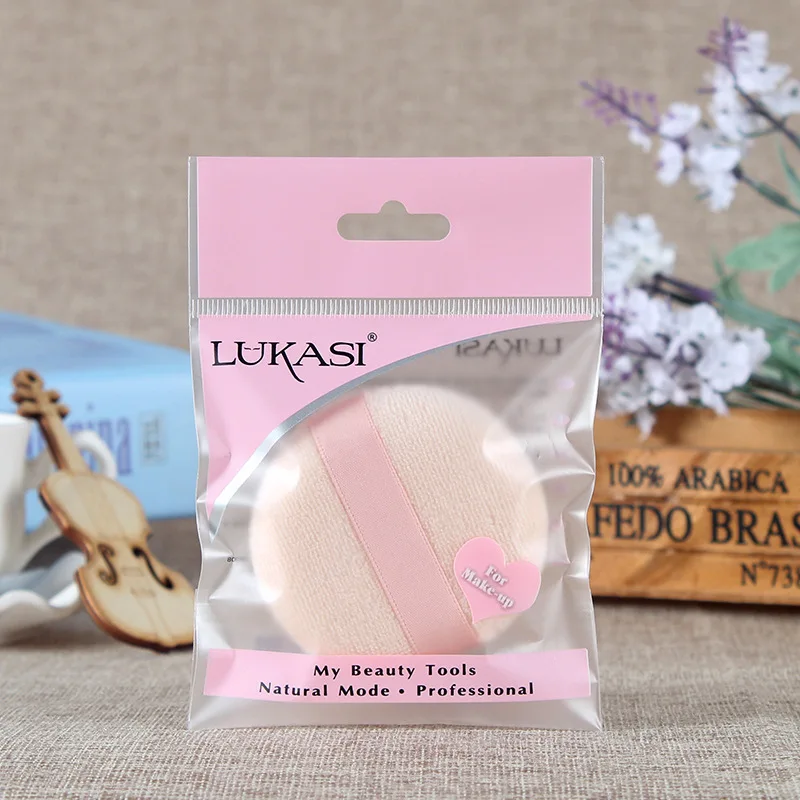 Dry Skin Makeup Pure Cotton Suede Beautification Flutter Circle Powder Puff Honey