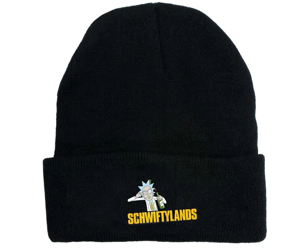 Style9 Rick Beanies Rick and шапка Морти эластичная брендовая теплая зимняя вязаная шапка унисекс с вышивкой облегающая шапка для уличных танцев - Цвет: Style9