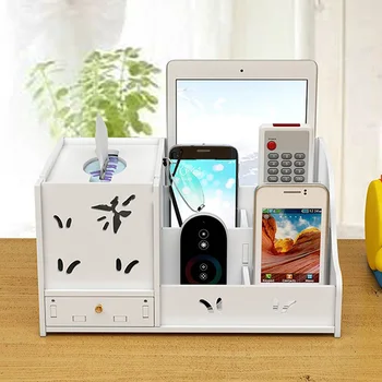 

DIY Wood Desk Stationery Holders with Drawer Organizer Office Paper Holders Stationery Organizer Wooden Storage Box Joy Corner