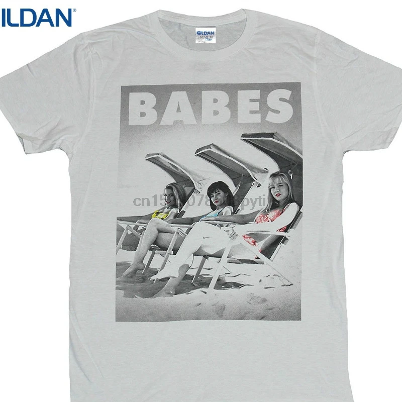 

High Quality For Man Better Beverly Hills 90210 Mens T Shirt Babes The Girls Hangg In Beach Chairs Image