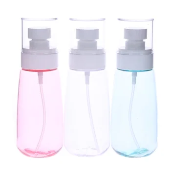 

60 ml 3 Color Portable Empty Spray Bottles Plastic Mini Refillable Bottle Travel Cosmetic Containers Sprayer Storage Bottle