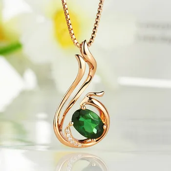 

Natural red tourmaline pendant gem Phoenix Pendant color treasure Necklace