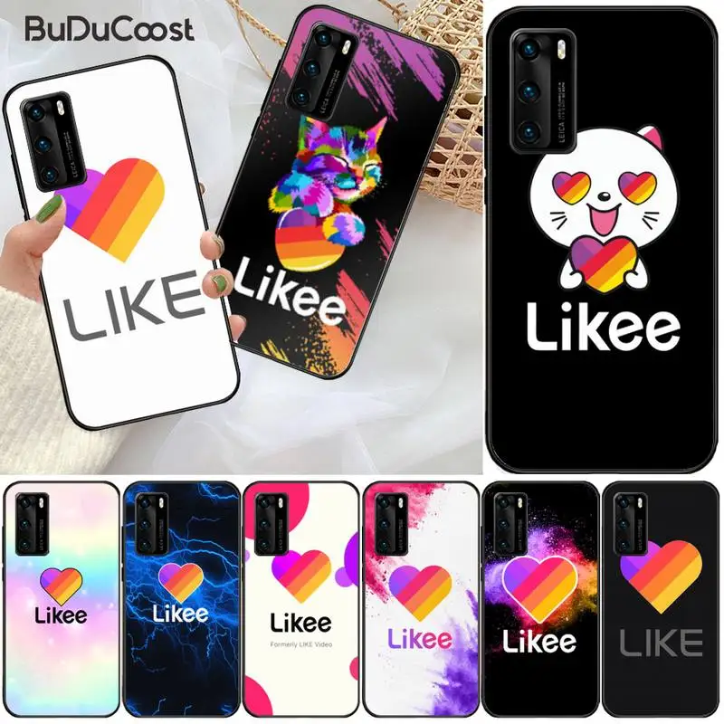 CUCI Likee Funny cat bear love heart Shell Phone Case For Huawei P9 10 20 30 40 P Smart 20lite 2019 P30 lite Pro 2017 | Мобильные
