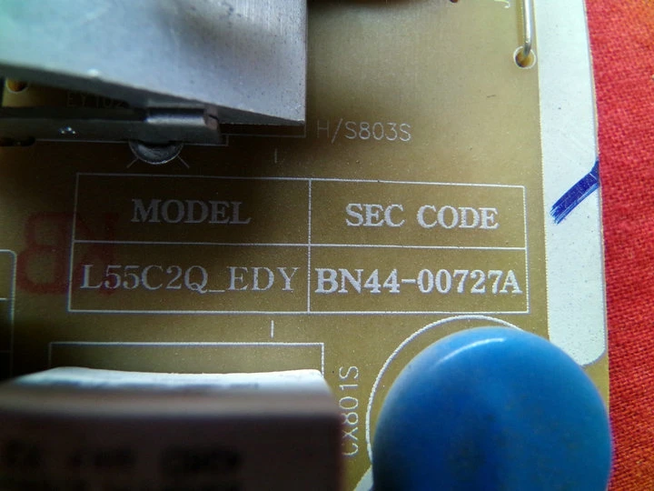 original 90% NEW for samgsung UA55H6800AJ LCD TV original power panel BN44-00727A L55C2Q-EDY test ，Free shipping