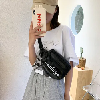 

South Korea INS Shoulder Bag Female Breast Package Male Fashion Cool Street Snap Disco Dancing Package Japanese-style Harajuku K