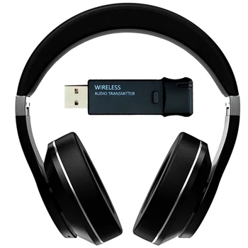 

B15 Active Noise Reduction Bluetooth Headset Subwoofer Sports Gaming Headset Wireless Headset with USB Transmitter