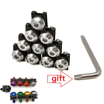 

For Suzuki GSXS750 GSXR600 RM85 RM125 RM250 RMX25 Universal Motorcycle Fairing Body Bolts Scooter Clips Screw Nuts M6