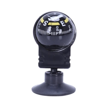 

New Car Vehicle Floating Ball Magnetic Navigation Compass Black