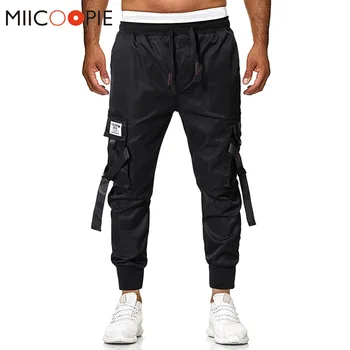 

5XL Multi Pockets Pencil Cargo Pants Men Fashion Solid Color Pantalones Hombre Workout Sportwear Joggers Men Trousers Streetwear