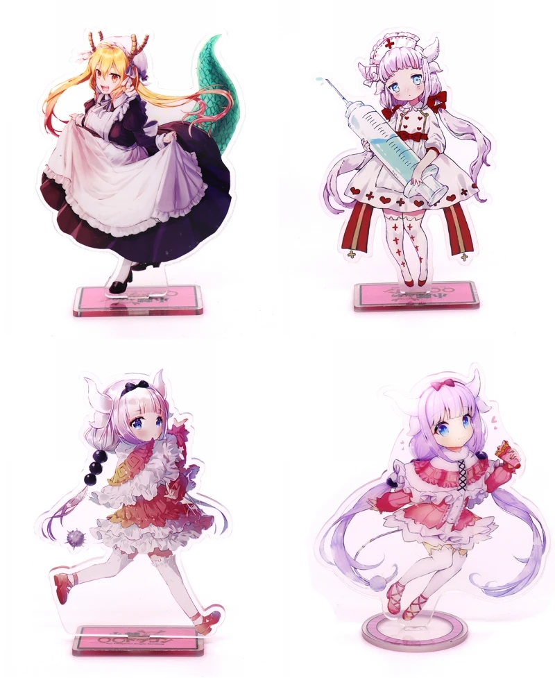Японское кавайное аниме Kobayashi-san Chi no Maid Dragon on мультяшное фото реквизит для косплея