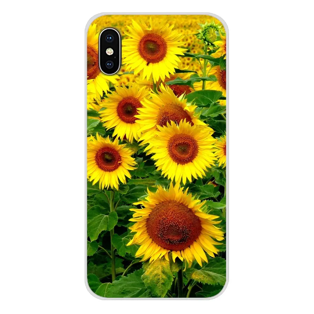 Прозрачный мягкий чехол для Xiaomi Redmi 4A S2 Note 3 3S 4 4X 5 Plus 6 7 6A Pro Pocophone F1 с цветочным