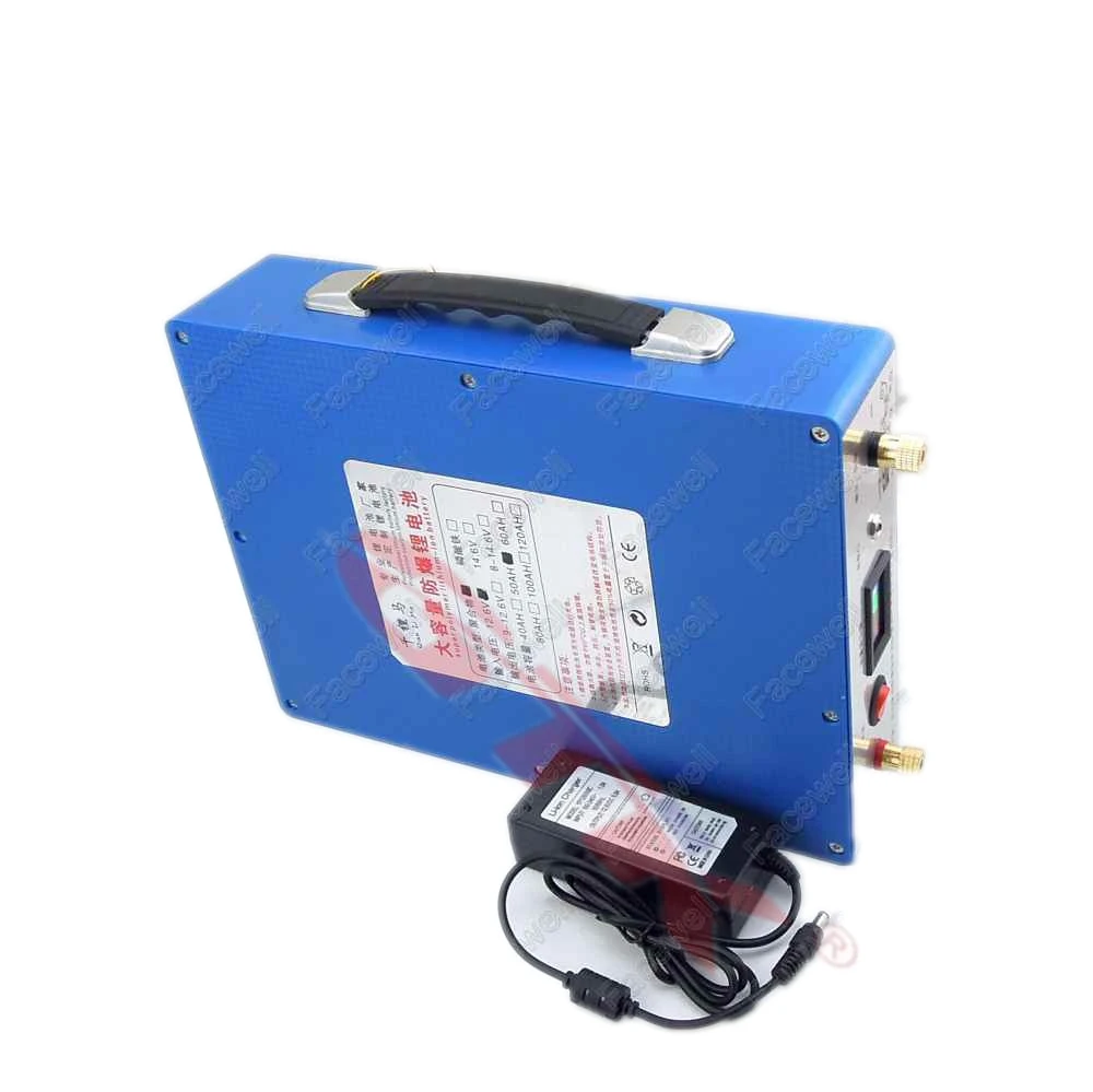 Перезаряжаемые 12V 60Ah литиево-ионный аккумулятор 12v 60ah с BMS 3S для ноутбука power bank инвертор пусковое устройство+ 10A Зарядное устройство