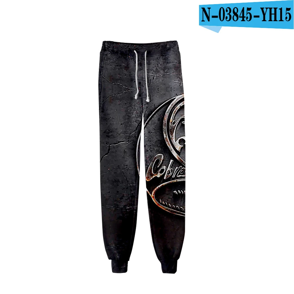Cobra Kai Fashion Joggers спортивные штаны для мужчин с принтом змеи узкие голенища спортивные штаны спортивные брюки мужские узкие брюки осень - Цвет: one