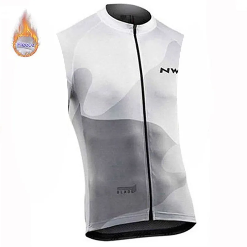 Мужская NW зимняя термо флисовая безрукавка для велоспорта профессиональная дорожная велосипедная MTB велосипедная одежда - Цвет: 10