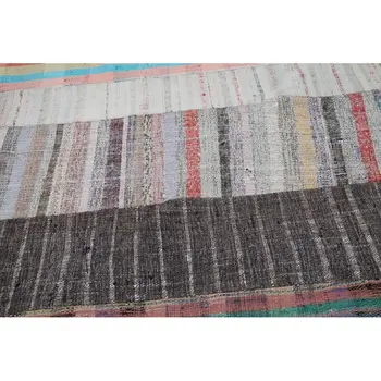 

204x303 Cm Multicolor Handmade Rugs Patchwork Rug-7x10 Ft