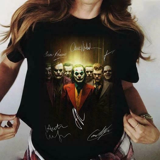 

Joaquin Phoenix Joker 2019 Signature T Shirt