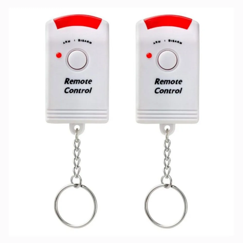 PIR Motion Sensor Alarm Wireless Home Garage Caravan 2 Remote Controls Security PIR Motion Detectors for Home Caravans