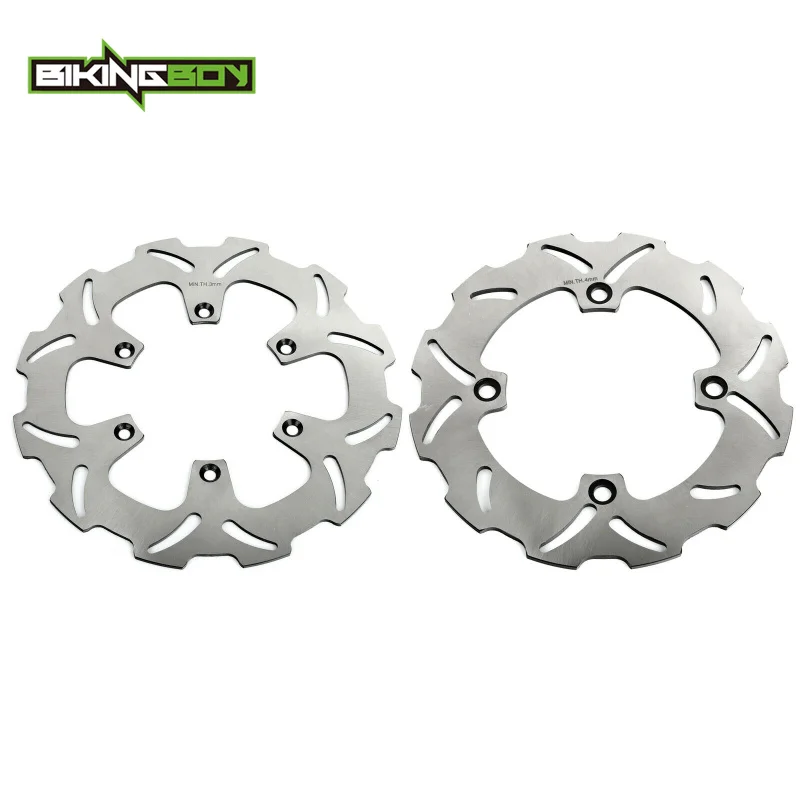 BIKINGBOY для Suzuki DR 650 SE 96 97 98 99 00 01 02 03 04 05 06 07 08 09 10 11 12 DR650SE спереди и сзади тормозные диски роторы