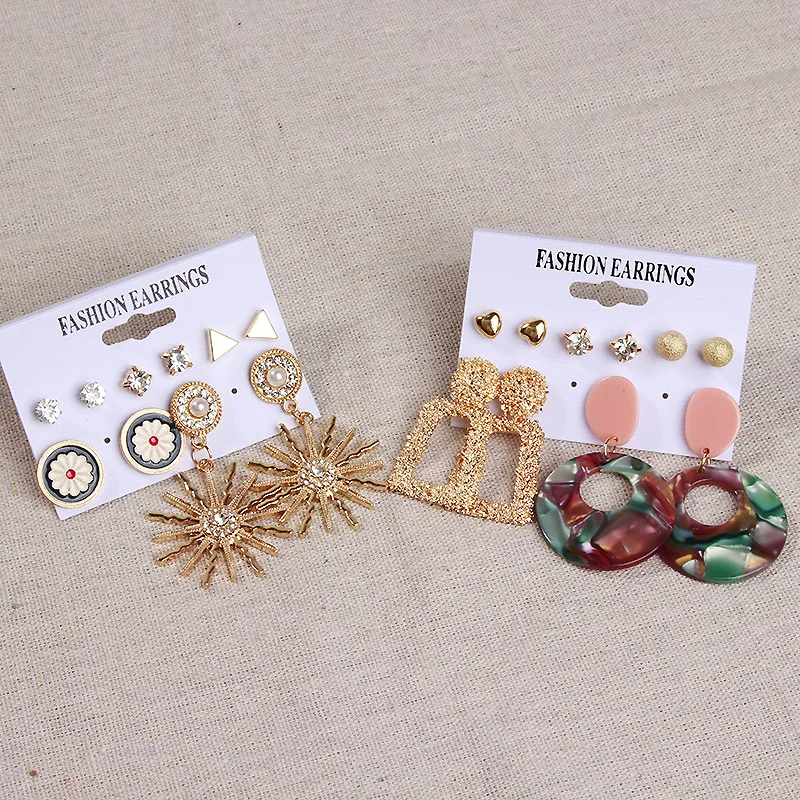 Boho Earrings Set Drop Earrings Earrings For Women 2020 Fashion Long Tassel Earrings Trendy pendientes mujer moda серьги (1)