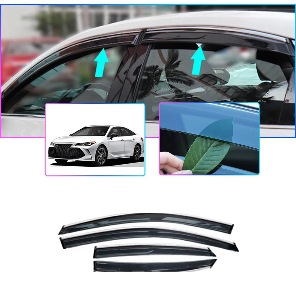 Автомобильный Стайлинг для Toyota Avalon, оконные дефлекторы, аксессуары для окон, защита от дождя, аксессуары