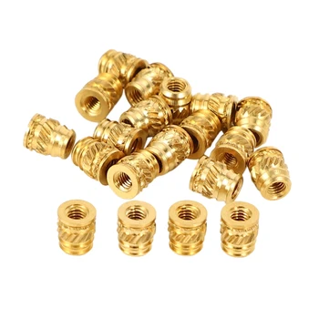 

20Pcs/Set M3 3mm M3-0.5 Copper Threaded Metal Heat Set Screw Inserts for 3D Printing Long Tool Parts