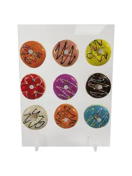 

Acrylic Donut Wall Holds Stand Reusable Table Donut Rack Display for Wedding Decoration Birthday Party Bridal Shower Donut Party
