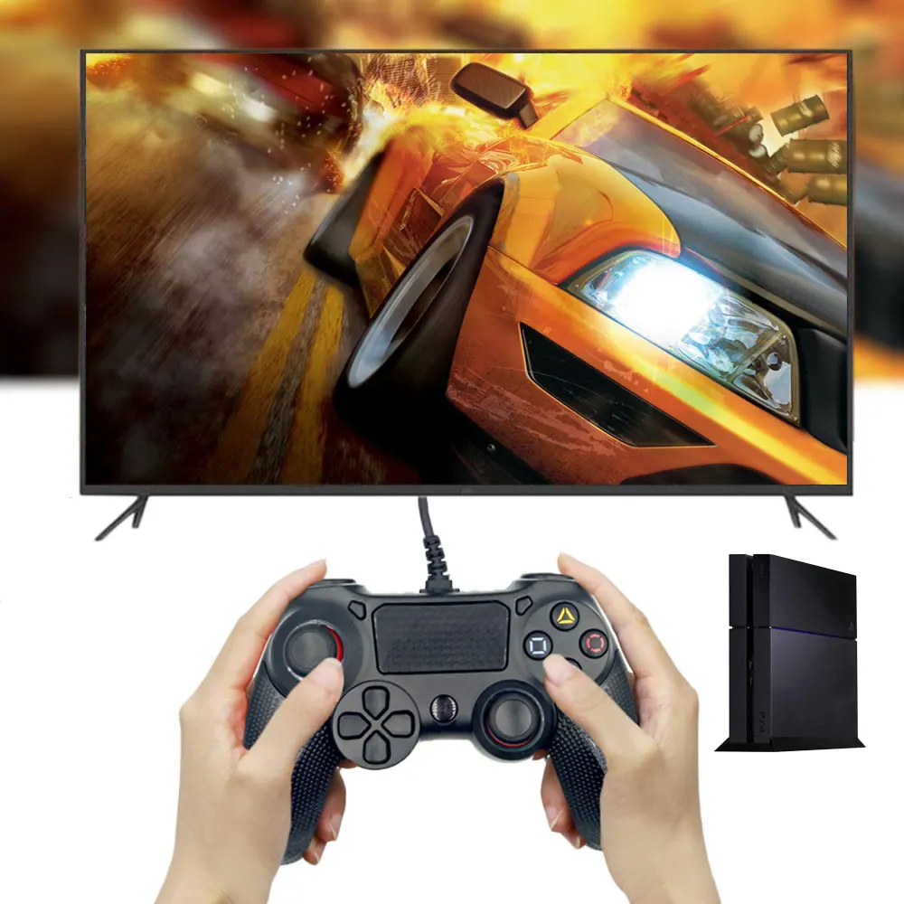 Видео геймпад для PS4 игровой джойстик проводной контроллер пульт дистанционного