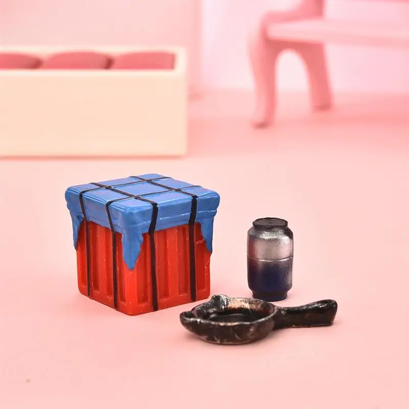 6 шт./компл. кошка Пэн Airdrop Box игрушка для выживания Еда Курица игра сегодня