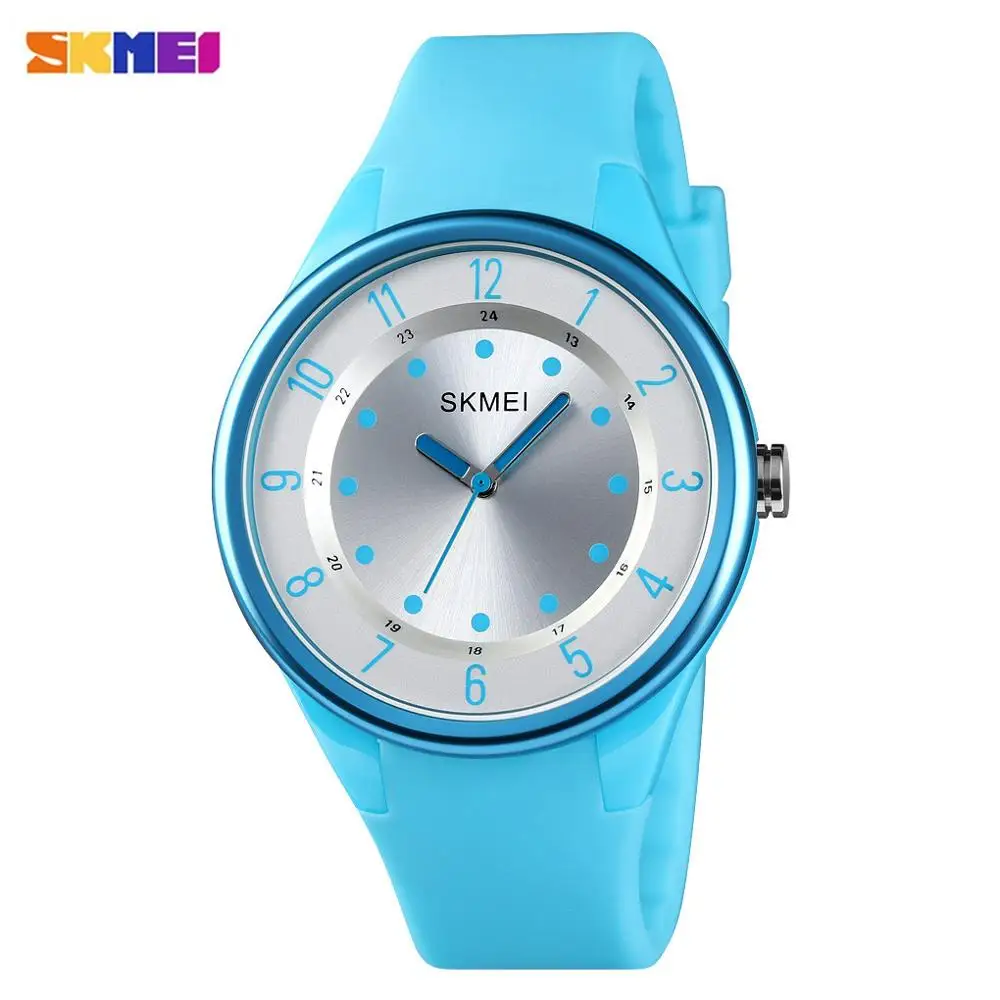 

SKMEI Japan Quartz Movement Waterproof Women Watch Simple Ladies Wristwatches Relogio Feminino 1590 Female Clock 4 Kinds Colors