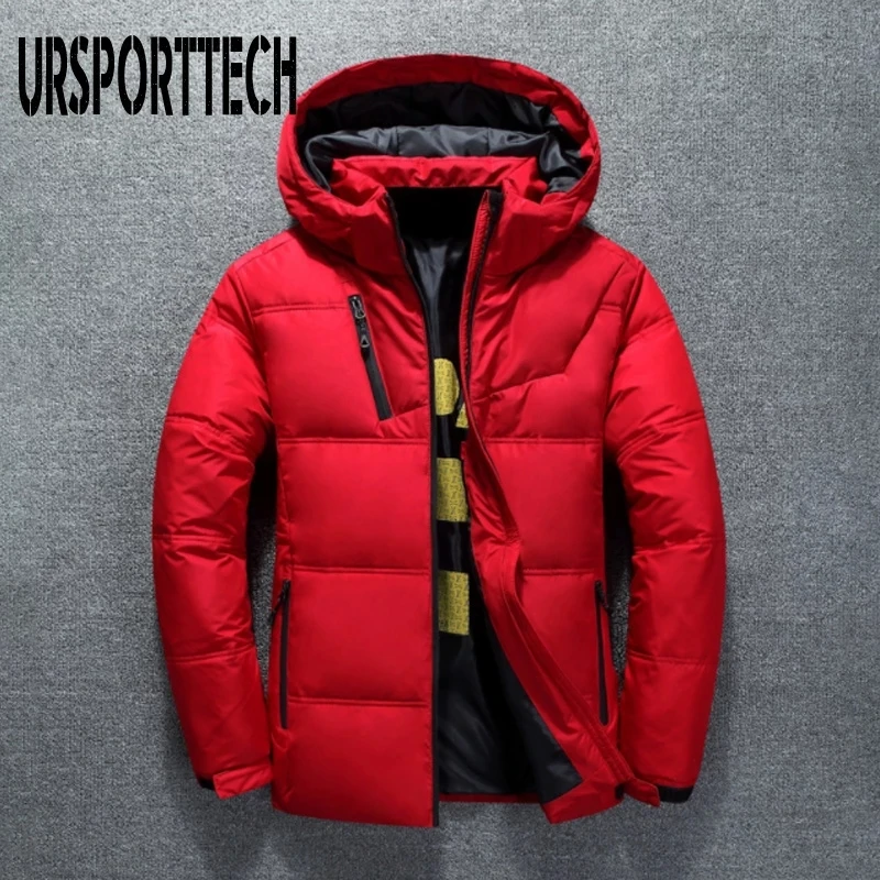 New High Quality White Duck Thick Down Jacket Men Coat Snow Parkas Male Warm Brand Clothing Winter Down Jacket Outerwear