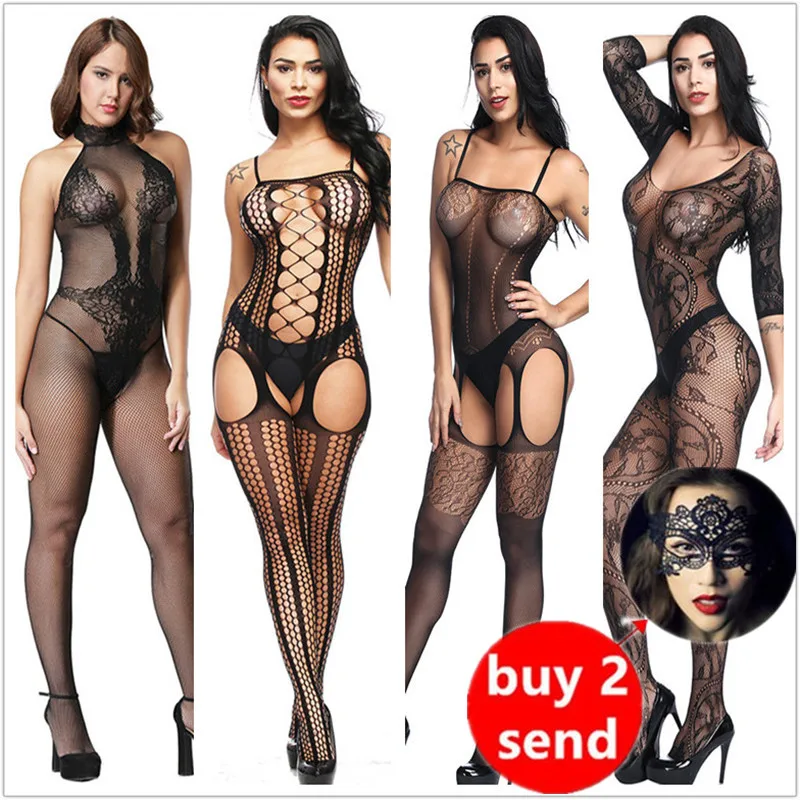 lingerie Teddies Bodysuits hot Erotic lingerie open elasticity mesh body stockings hot porn sexy underwear costumes body suit