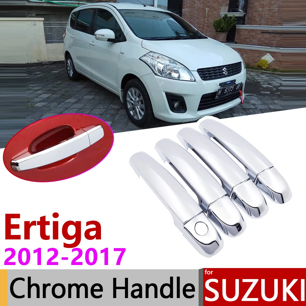 Для Suzuki Ertiga 2012 ~ 2017 хромированная наружная дверная ручка крышка автомобильные