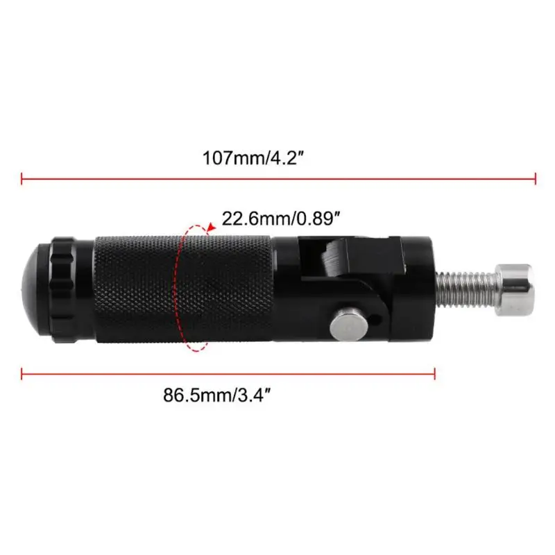 2 шт., мотоциклетные складные подножки, Алюминиевые Подножки, педали, детали для мотора, велосипеда, с достаточным сроком службы и прочностью